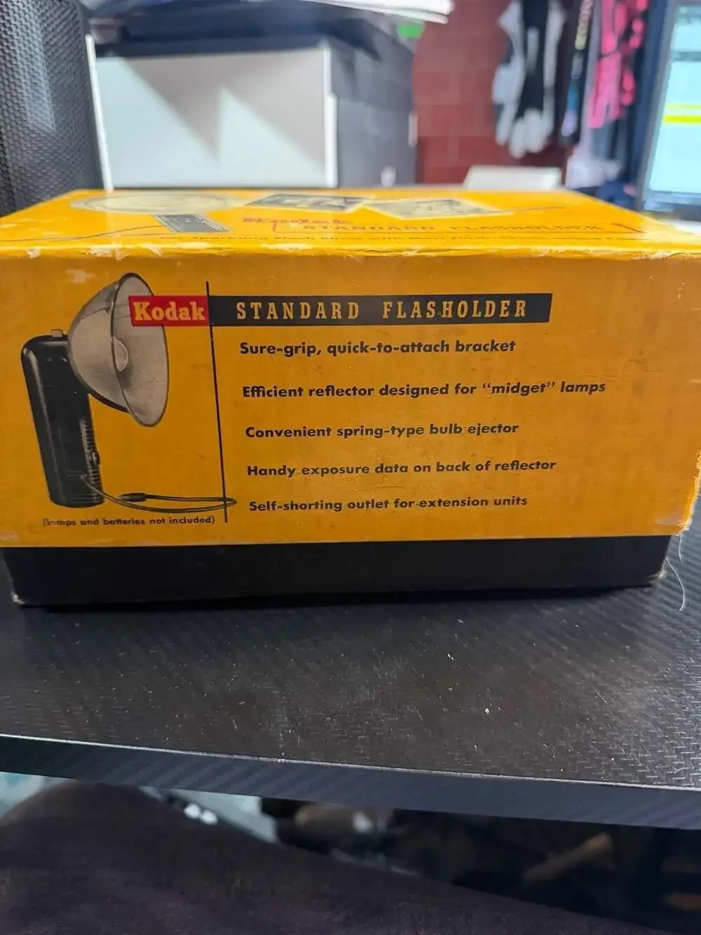 Vintage Kodak Standard Flasholder No. 92F with Lumaclad Reflector and Original B